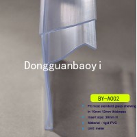 Clear Flat Surface Bayonet Type Supermerket Retail Shelf Talker Label Holder PVC Plastic Price tag label holder strip