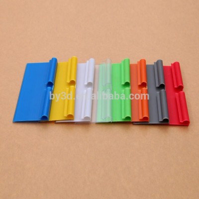 Single Color Supermarket PVC Flip Scan Snap-on Shelf Plastic Price Data Strip Label Holders Tag Holders Sign Holders