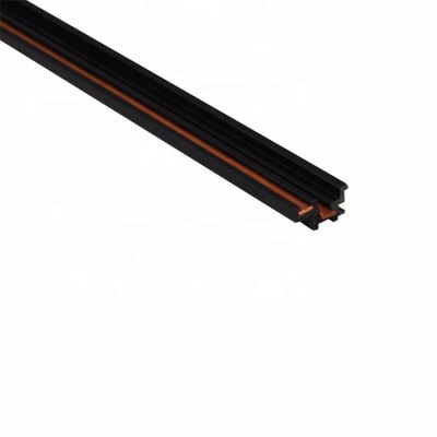 Black  recessed track rail system for LED tracks 1m 2m 3m 4m 5m 6m strips