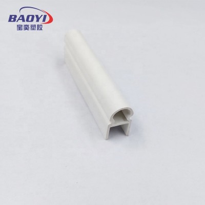 Custom oil resistant white transparent glass u-shaped edge strip